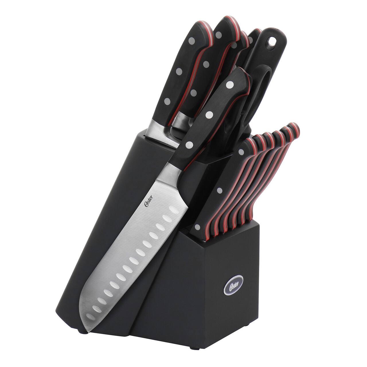 Oster Durbin 14-Piece Stainless Steel Cutlery Set with Block